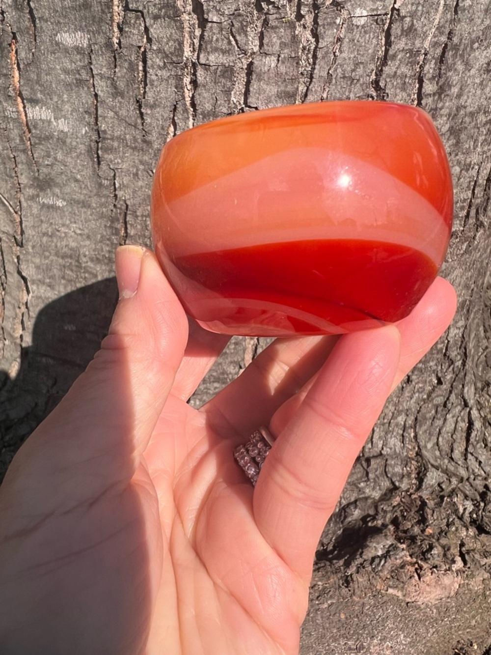 Red (2) Agate Bowl | crystal